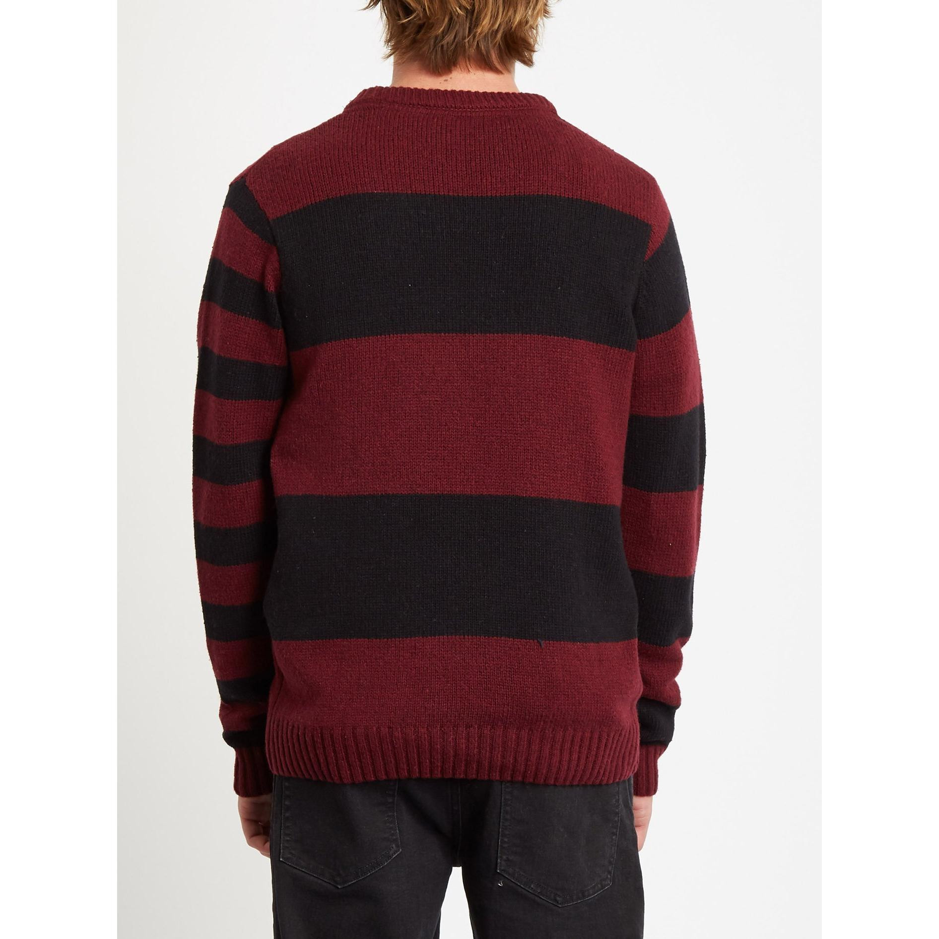 Volcom Edmonder Striped Sweater Port Men - Free Delivery!