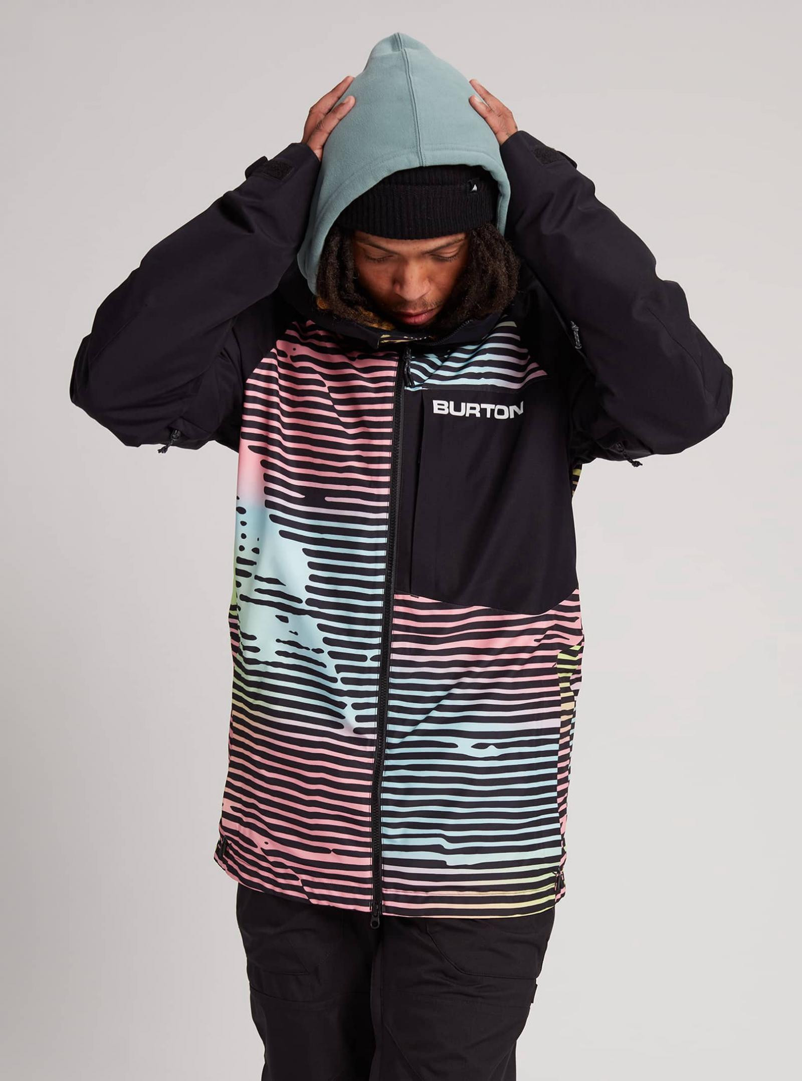 Burton Gore Tex Radial Instigator True Black Men s Ski Snow Jacket Free Shipping