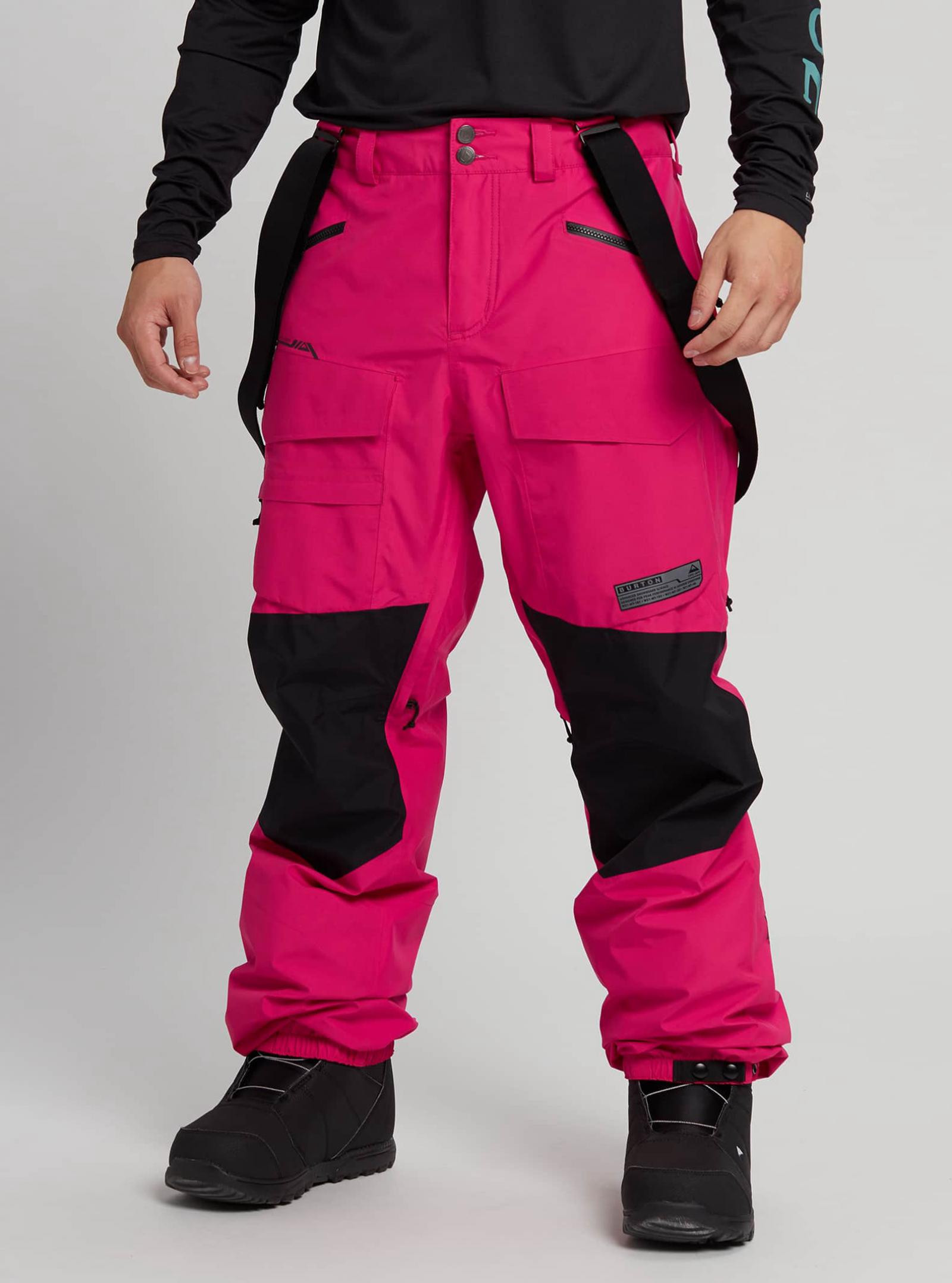 Mens pink ski top pants