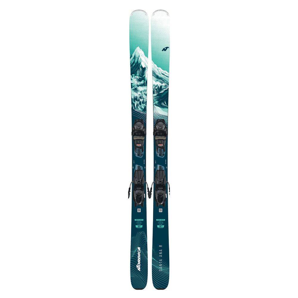 Nordica Santa ana r skis + Tp2 comp10 fdt bindings Women's Blue