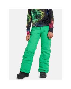 Burton Boys Exile 2L Cargo Ski Pants Green Boy