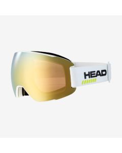 Head SENTINEL 5K Ski / Snow Goggle + SPARE LENS White / Gold Lens Men