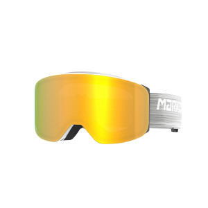 Masque de Ski Marker Squadron Magnet+ Whitew Gold Mirror Cs Cat 1+3 Adulte