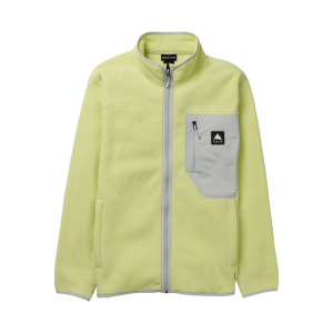 Polar Burton cinder full-zip fleece glow yellow green man
