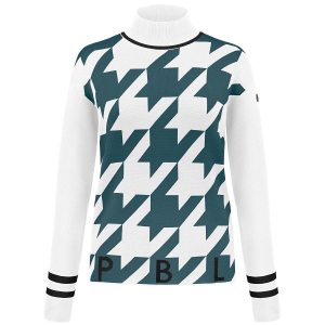 Pull En Maille Poivre Blanc 3541 White Femme