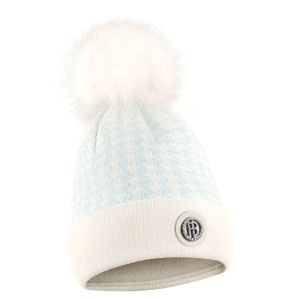 Women's Poivre Blanc 6185 Check White Cap