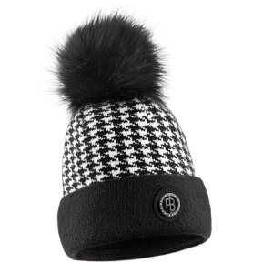 Bonnet Poivre Blanc 6185 Check Black Fille