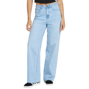 Pantalon Volcom Stoned Bf Hirise Blue Bird Femme