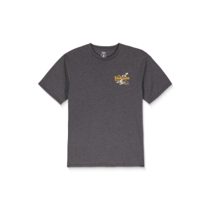 T-shirt Volcom Back country hth sst heather black Homme