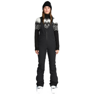 Women's Volcom Battle stretch bib black ski / snow pants