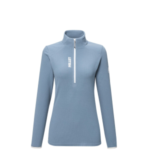 Women's Millet Ubic lightgrid po w coronet blue sapphire thermal sweater