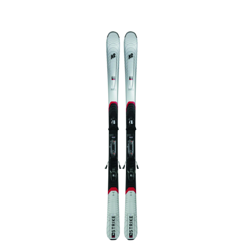 Pack Ski K2 Strike + Fixations M2 10 Quikclik Black-Anth Enfant
