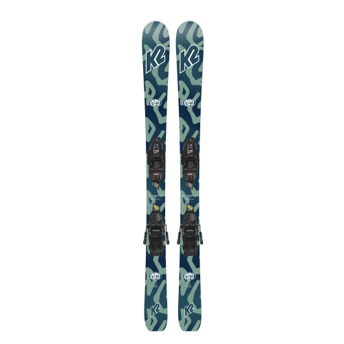 K2 Indy Ski Pack + Fdt 7.0 Youth Blue Bindings