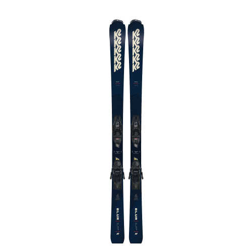 Pack ski k2 blur jr + fixations 7.0 fdt jr bleu garçon