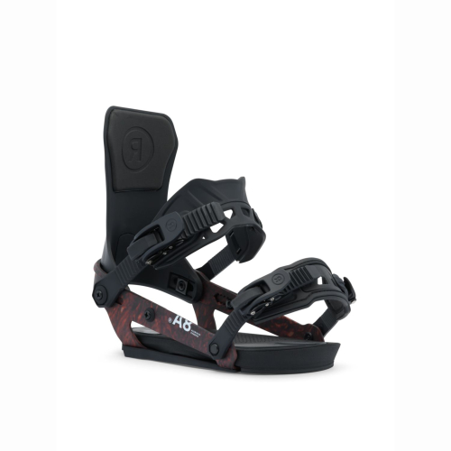 Men's Ride A-8 Tortoise Bordeaux snowboard bindings