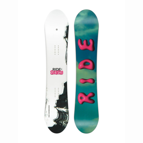 Women's Ride Saturday White snowboard