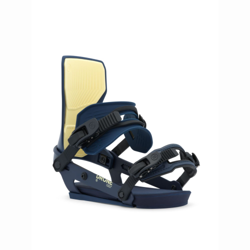 Ride Drone mens midnight blue snowboard bindings for men