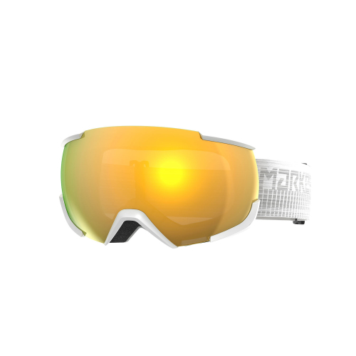 Masque de Ski Marker 16:10+ White W Gold Mirror Cs Cat 1+3 Adulte