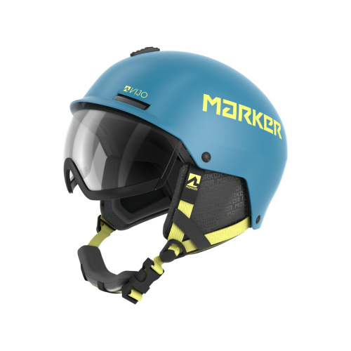 Casque de ski snow Marker Vijo Blue Yellow Garçon