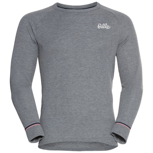 T-shirt Odlo Active Warm Original Steel Grey Melange Homme