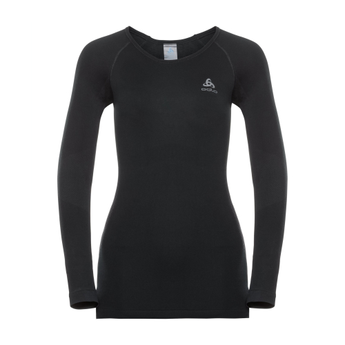 Women's technical T-shirt Odlo ML PERFORMANCE WARM Black