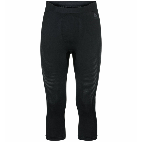 Men's Odlo 3/4 Technical Performance Warm Eco Tights Black