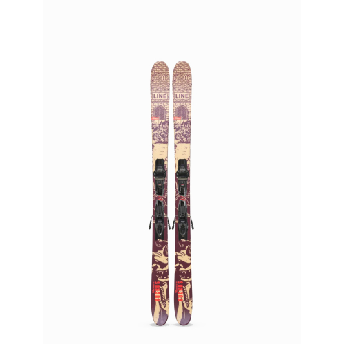 Pack ski Line Ruckus quikclik + Fixations squire Marron Garçon