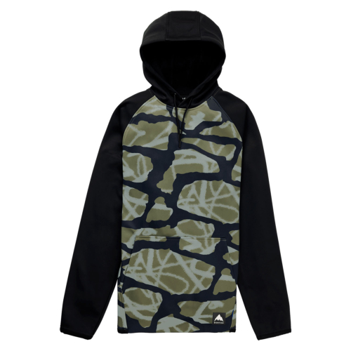 Sweat Burton Crown Weatherproof SPL Graffiti Camo / True Black homme