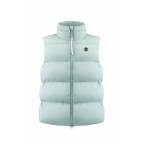 Sleeveless Coat Poivre Blanc Synthetic Down 1205 Aloe Blue Women's