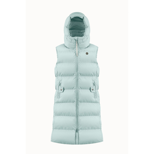 Sleeveless Poivre Blanc Synthetic Down 1208 Aloe Blue Women's Doudoune