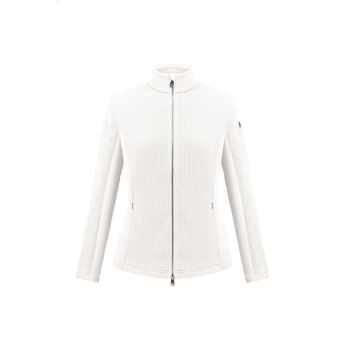 Women's Poivre Blanc Stretch Fleece Jacket 1603 White