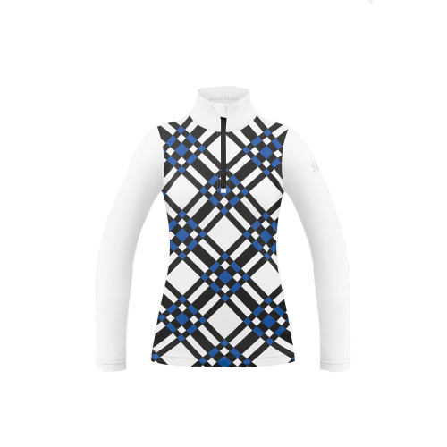 Sous Vetement Technique Poivre Blanc Base Layer Shirt 1940 Cross Acid Blue Femme