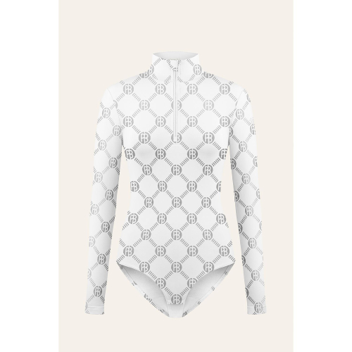 Sous Vetement Technique Poivre Blanc Base Layer Bodysuit 1942 Monogram White Femme
