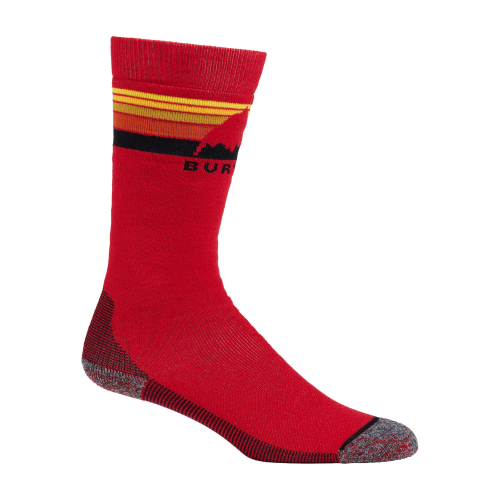 Chaussettes de ski/snow Burton Kids' Emblem Midweight flame scarlet garçon