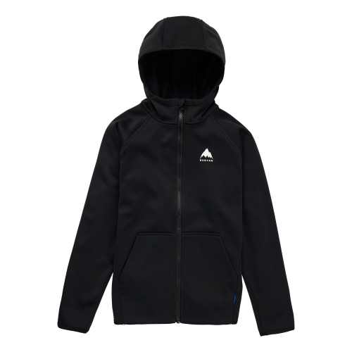 Sweat Burton kids' crown weatherproof full-zip fleece true black garçon