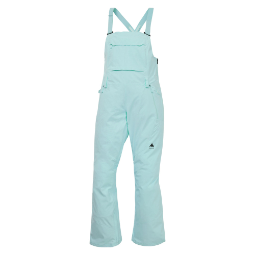 Pantalon de ski / snow Burton Reserve 2L Stretch Slim Bib Light Teal Short Femme