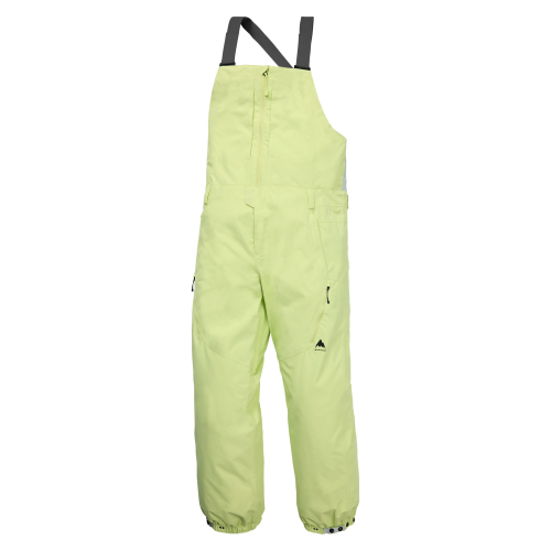 Pantalon de ski / snow Burton Reserve 2L Relaxed Bib Glow Yellow Green Homme
