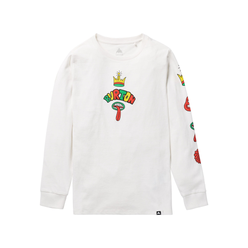 T-shirt Burton kids' counterbalance 26 long sleeve stout white boy
