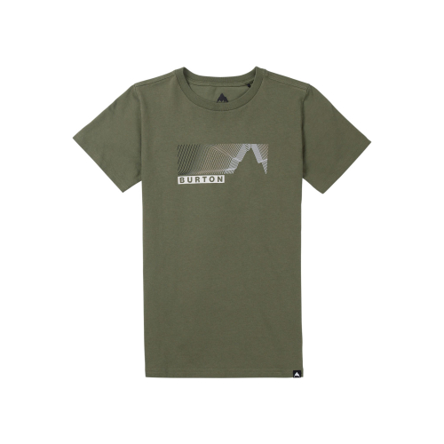 T-shirt Burton kids' elmore short sleeve forest moss boy