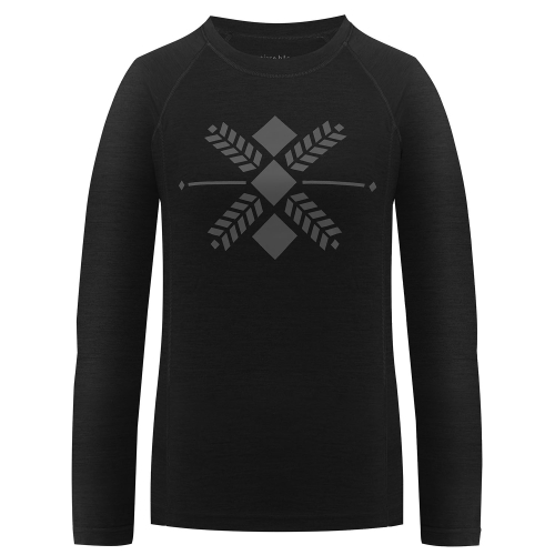 Sous Pull Merino Poivre Blanc 1840 Black Femme