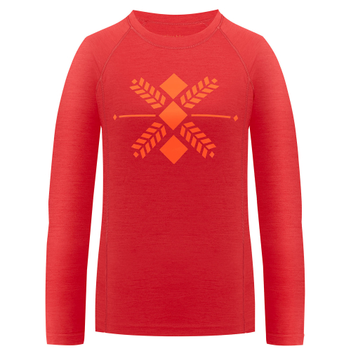 Sous Pull Merino Poivre Blanc 1840 Rhubarb 2 Femme