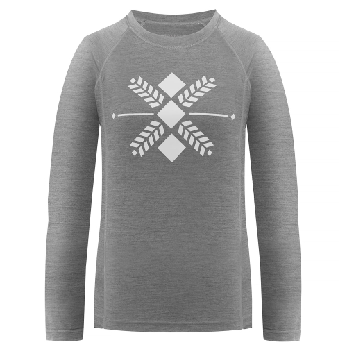 Sous Pull Merino Poivre Blanc 1840 Stone Grey Heather 2 Femme