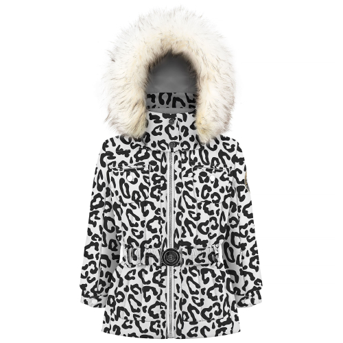 Veste Poivre Blanc 1005 Leopard White 2 Fille