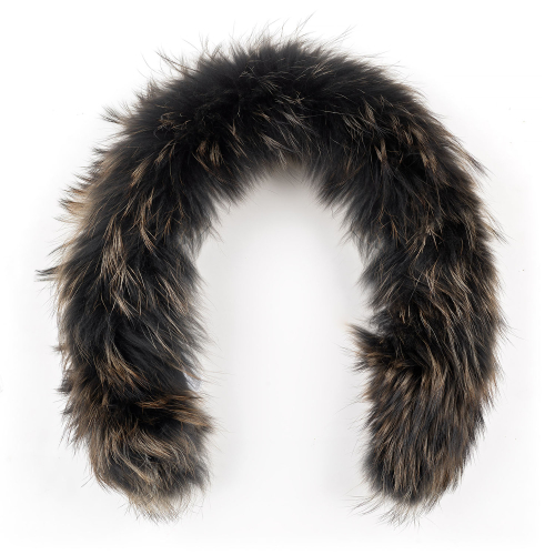 Fourrure Veste Poivre Blanc 7100 Black Femme