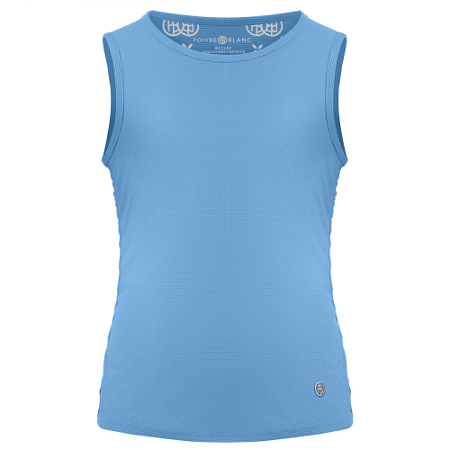 Girl's Poivre Blanc 2103 Lagoon-Blue Tank Top