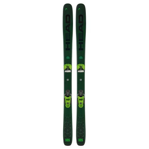 Pack Ski Head Kore 105 + Fixations Attack 11 Mn Demo Vert Homme