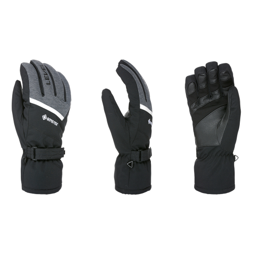 Gants de Ski/Snow Level Evolution Gore-Tex Black-Grey Homme
