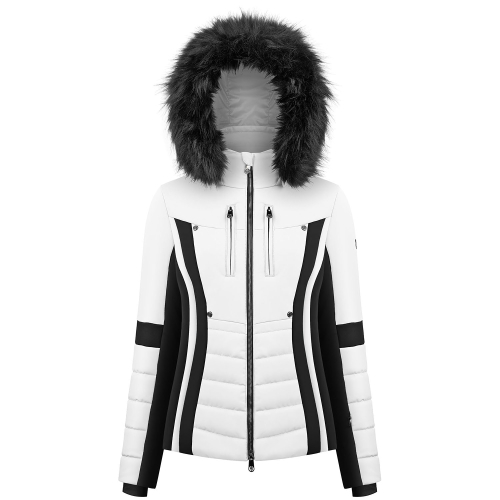 Veste de Ski Poivre Blanc 0804 White Black3 Femme