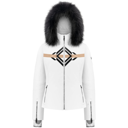 Veste de Ski Stretch Poivre Blanc 0800 Print White Femme