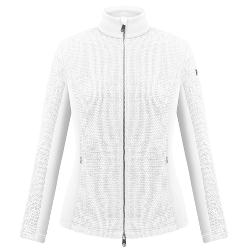 Women's Poivre Blanc 1603 Smock White Fleece Jacket